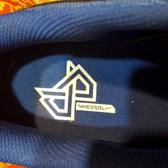 NIKE Vapor Cleat Keystone 2 Low Fastflex Tech Sneakers blue yellow white - Picture 7 of 8